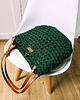 torby na ramię Torba na ramię " Boho Weave Bag" kolor leśny, torba szoperka z podszewką 8