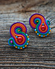 kolczyki soutache Małe i kolorowe kolczyki sutasz 1