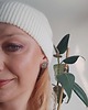 kolczyki srebrne Oksydowane kwadratowe kolczyki srebrne z emalią 3