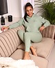 komplety damskie Komplet homewear bluza i legginsy pistacjowy 4