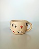 filiżanki Ceramiczna ręcznie robiona filizanka w owieczki 1