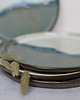patery i talerze Zestaw 4 talerzy ceramicznych "Morze Norweskie" 4