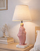 lampy stołowe Lampa stołowa SHE  Rosebody, lampa do sypialnu, różowa 1