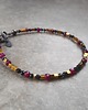 bransoletki z kamieni naturalnych Czarny spinel z granatem 1