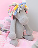 misie i maskotki Szary handmade jednorożec w rozmiarze XL 1