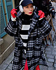 płaszcze damskie New Kurtka/ Płaszcz krata Wool 1