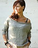 swetry damskie  Sweter oversize handmade 2