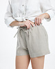 szorty damskie Lniane spodenki BLOOM natural linen 4