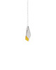 wisiory ONE AMBER EDGE / amber and silver necklace 1