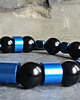 biżuteria męska Męska bransoletka / Czarny Onyks / Anodowane Aluminium / Hematyt 6