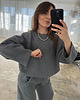 bluza bez kaptura damska Bluza Grounded graphite 7