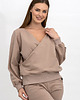 bluza bez kaptura damska Bluza ,,LUCCY"  Capucino 1