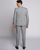 spodnie męskie Eleganckie spodnie męskie segrate w kant szary slim fit 2