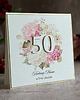 kartki scrapbooking Personalizowana kartka na 50 urodziny, BH 70 1