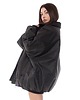 kurtki damskie Kurtka typu bomber oversize czarna collar 6