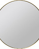 lustra stojące i wiszące Złote lustro 60cm, metal 1