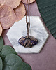 wisiory Miedziany wisiorek wire wrapping z charoitem #454 1