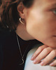 wisiory PEARL empty / glossy silver necklace 5