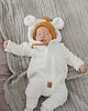kombinezony dla niemowlaka Kombinezon Uszaty Fuzzy Ecru 5