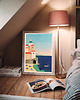 plakaty Amalfi Włochy - plaża Atrani - plakat fine art 4