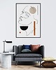 plakaty Plakat Twarz 2 - boho plakaty portret geometryczny 2