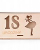 kartki scrapbooking PUDEŁKO na pieniądze na OSIEMNASTE urodziny 18 2