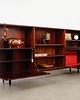 regały Biblioteczka palisandrowa, duński design, lata 70, projektant: Ib Kofod Larsen 1