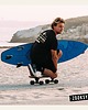 skarpetki damskie Czarne skarpetki długie SURFBOARD bawełniane, sportowe, unisex 2