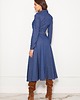 sukienki maxi damskie Długa, koszulowa sukienka, SUK190 jeans 2