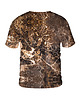 t-shirt damskie Damski T-shirt DR.CROW Marble Brown 1