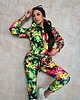 bluza z kapturem damska Damska Bluza Expres Zamek DR.CROW Jungle Leaves 2