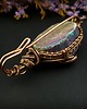 broszki Broszka wire wrapping z kwarcem tytanowym 9