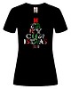 t-shirt damskie Koszulka damska organiczna Christmas tree 1