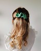 spinki i klamry do włosów Scrunchie spinka klamra jedwabna królowa szmaragdów 1