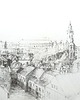 grafiki i ilustracje WYPRZEDAŻ RYSUNKÓW! Rysunek Panorama Bratysławy 42x51 cm ołówek 2