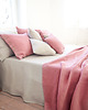 koce i narzuty Narzuta Lniana DUSTY PINK 1