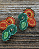 kolczyki soutache Kolczyki soutache Jesienny liść 2
