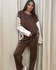 komplety damskie Wiskozowy komplet dresowy Marrone 5