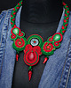 kolie Red Hot Chili- naszyjnik soutache 2
