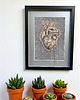 obrazy Obraz haftowany 3D serce anatomiczne 7