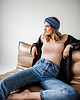 opaski do włosów Dusty Blue Velvet Turban - Opaska 1
