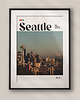 plakaty Minimalistyczny plakat Seattle USA 1
