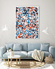 plakaty Plakat Abstrakcja Orange Blue 3