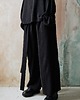 spodnie materiałowe Spodnie HANA / black / 4
