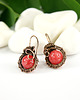 kolczyki wire wrapping Kolczyki z jadeitem 5