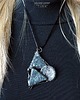 wisiory Granitowy unikalny wisior handmade ze starą monetą ciekawy PREZENT 8