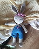 przytulanki dla niemowląt i dzieci Króliczek przytulanka bawełniana maskotka na szydełku Little Bunny 6