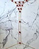 złote naszyjniki Łańcuszek na ciało Sexy Stones Red 1