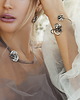 bransoletki - inne Czarna orchidea - bransoletka 1