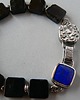bransoletki srebrne -turmaliny i lapis-bransoletka- 6